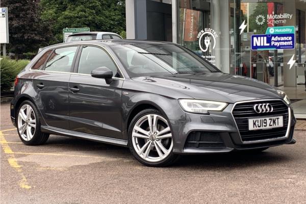 Non Franchise 2019 Audi A3 1.5 TFSI CoD 35 S line Sportback 5dr Petrol Manual Euro 6 (s/s) (150 ps) - Fabic - Cloth, video preview