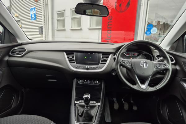 2021 Vauxhall Grandland X 1.2 Turbo Griffin Edition SUV 5dr Petrol Manual Euro 6 (s/s) (130 ps) - Harlekin Black, photo 10