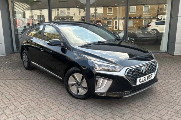 Non Franchise 2021 Hyundai IONIQ 1.6 h-GDi Premium Hatchback 5dr Petrol Hybrid DCT Euro 6 (s/s) (141 ps) - Fabic - Cloth, video preview