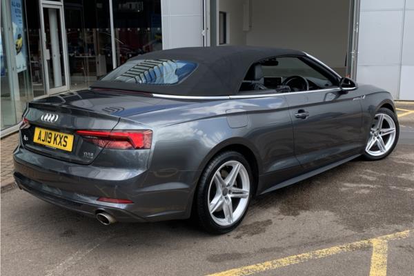Non Franchise 2019 Audi A5 Cabriolet 2.0 TFSI 45 S line Convertible 2dr Petrol S Tronic quattro Euro 6 (s/s) (245 ps) - Fabic - Cloth, photo 8