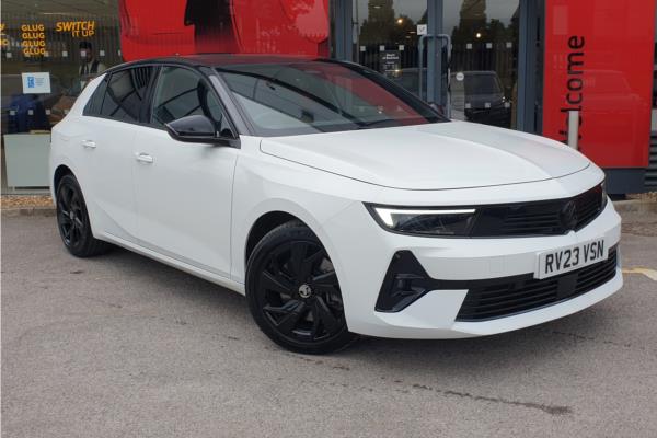2023 Vauxhall Astra 1.6 PiH 12.4kWh GS Hatchback 5dr Petrol Plug-in Hybrid Auto Euro 6 (s/s) (180 ps) - Interior trim material, Greta cloth, Jet Black, video preview