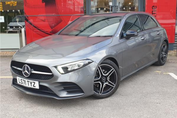 Non Franchise 2021 Mercedes-Benz A Class 1.3 A180 AMG Line Edition (Premium) Hatchback 5dr Petrol Manual Euro 6 (s/s) (136 ps) - Mixed Leather - Fabric/Cloth, photo 4