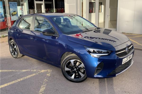2020 Vauxhall Corsa-e 50kWh SE Nav Hatchback 5dr Electric Auto (7.4Kw Charger) (136 ps) - TRIM CLOTH FRESEZ MARVEL BLACK, video preview