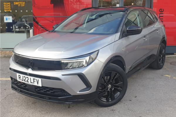 2022 Vauxhall Grandland 1.2 Turbo GS Line SUV 5dr Petrol Manual Euro 6 (s/s) (130 ps) - Harlekin Black, photo 4
