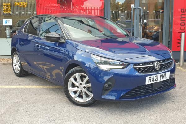 2021 Vauxhall Corsa 1.2 Turbo Elite Hatchback 5dr Petrol Auto Euro 6 (s/s) (100 ps) - Deep Blue Mstrl, video preview