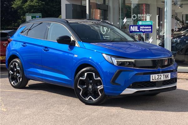 2022 Vauxhall Grandland 1.2 Turbo Ultimate SUV 5dr Petrol Auto Euro 6 (s/s) (130 ps) - Black Alcantara, video preview