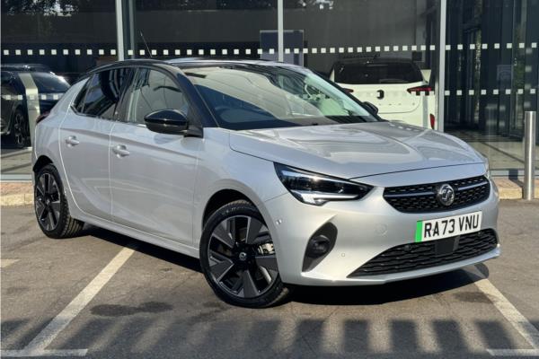 2024 Vauxhall Corsa-e 50kWh Elite Premium Hatchback 5dr Electric Auto (136 ps) - Captain Blue/Mistral Cloth/Leather effect, video preview