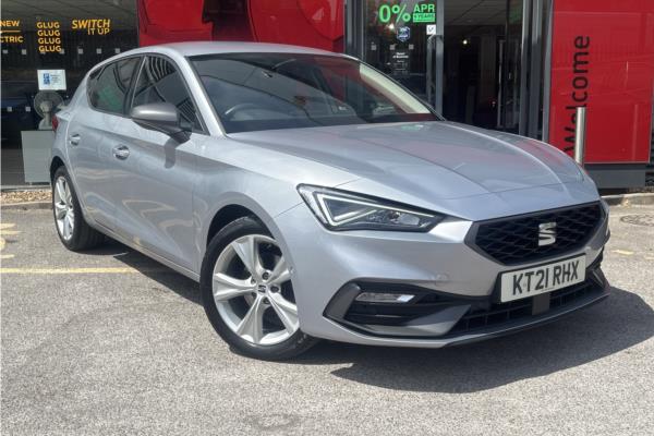 2021 seat leon 1.0 etsi mhev fr hatchback 5dr petrol hybrid dsg euro 6 (s/s) (110 ps) 56,000 miles carplay/sensors/b/tooth/auto advance price... photo